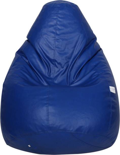 STAR XXL Classic Royal Blue Teardrop Bean Bag  With Bean Filling