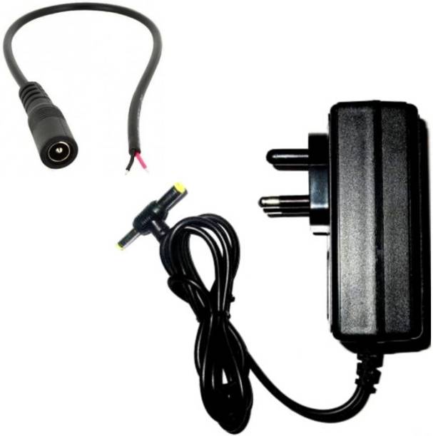 TechSupreme 12V 2A Power Adaptor, Power Supply Ac Input 100-240V Dc Output 12Volt 2Amps Worldwide Adaptor & Female power connector plug jack 120 W Adapter
