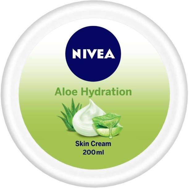 NIVEA Aloe Moisturizer, Cream for Face, Hands & Body