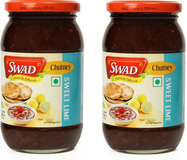 SWAD Distinctly Different and Delicious Sweet Lime Chutney/Pickle | 500g Each Lime Pickle