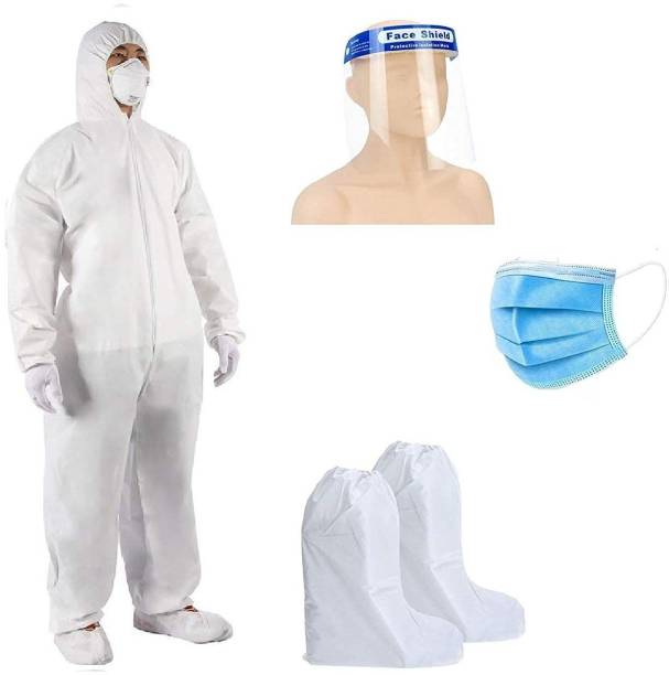 Flosive WHITE PPE KIT-1 Safety Jacket
