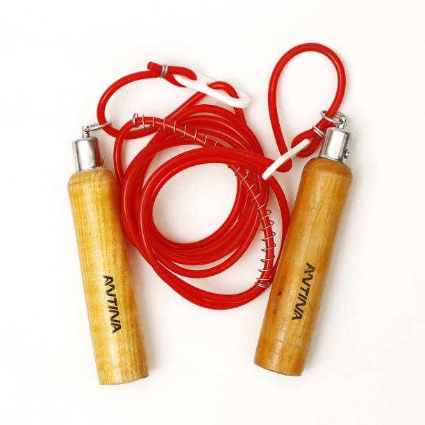 ANTINA WOODEN HANDLE BASIC SKIPPING ROPE Freestyle Skipping Rope