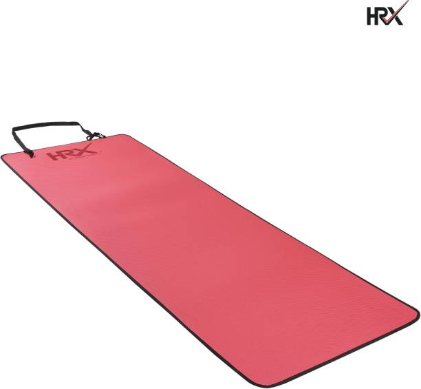 HRX Anti Skid Pure EVA Dual Tone with Strap Red, Black 6 mm Yoga Mat