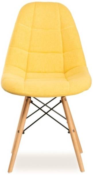 Finch Fox Eames Replica Quilted Fabric upholstered for Cafe Chair, Side Chair, Kitchen Breakfast, Living Room Chair Fabric Living Room Chair