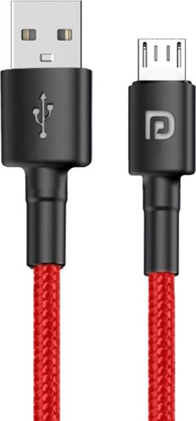 Portronics Micro USB Cable 3 A 1 m Nylon Braided Konnect B POR-1235