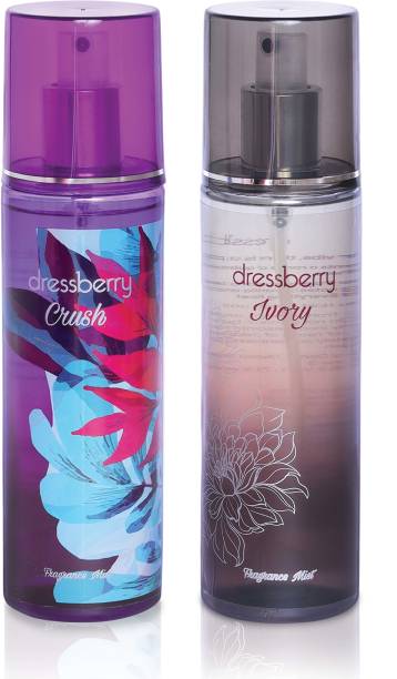 Dressberry Crush and Ivory Combo Pack Body Mist  -  For Women