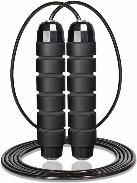 LAFILLETTE Jump Rope Skipping Rope For Fitness, Adjustable Durable Anti-skid Foam Handle Freestyle Skipping Rope