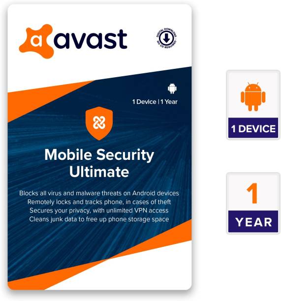 Avast Ultimate 1 Device PC 1 Year Mobile Security (Email Delivery - No CD)