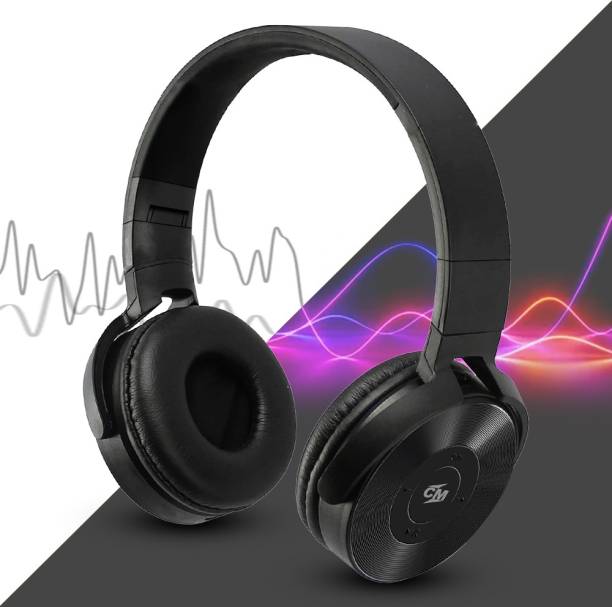 Callmate Sound Wave (10 Hrs Play) Headphone | With FM | SD Card Slot | Bluetooth Headset