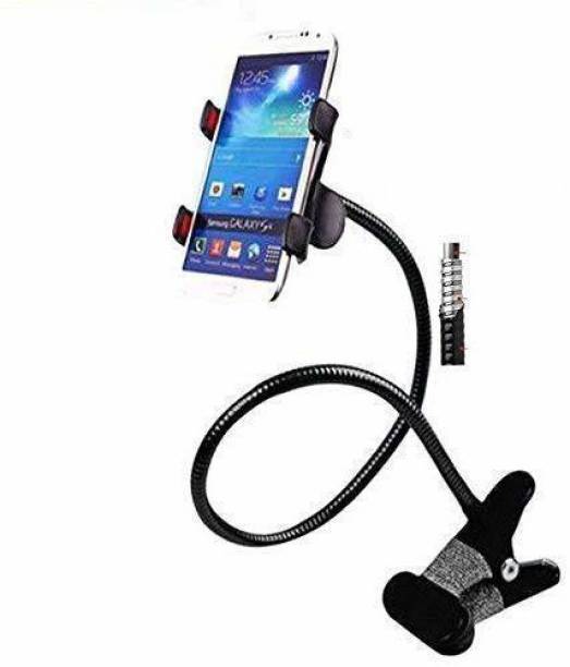CQLEK Metal Build Flexi Phone Holder, Flexible Telescopic Long arm Mount with 360 Degree rotatable clamp Compatible with All Smartphones Upto 6.5 Inches Mobile Holder