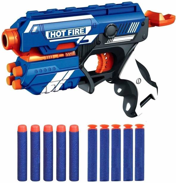 Sandiksha Blaze Storm Soft Bullet Gun with Bullet & Darts Plastic Toy Gun Pistol Guns & Darts
