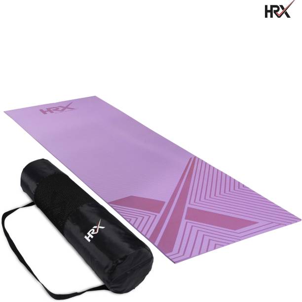 HRX Anti Skid Single Tone Pure EVA Designer with Bag Purple 6 mm Yoga Mat