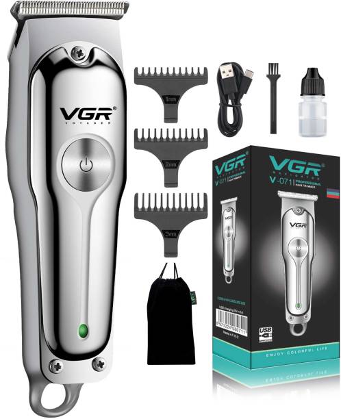 VGR V-071 Cordless Professional Hair Clipper Trimmer 120 min  Runtime 4 Length Settings