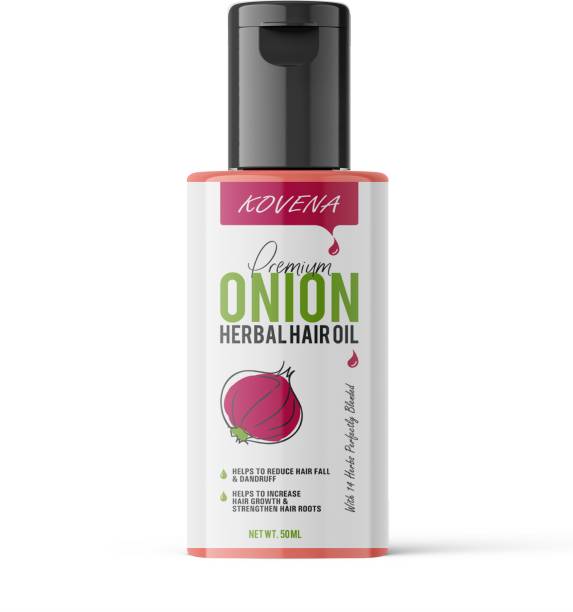 KOVENA Red Onion Oil Non Sticky Hair Oil For Stronger,Thicker & Hair Oil