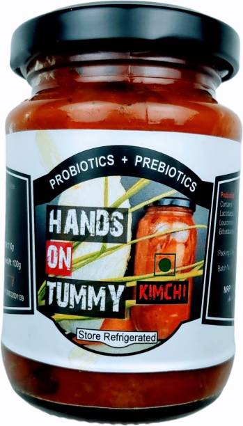 Hands on Tummy Kimchi Cabbage, Carrot, Radish Pickle