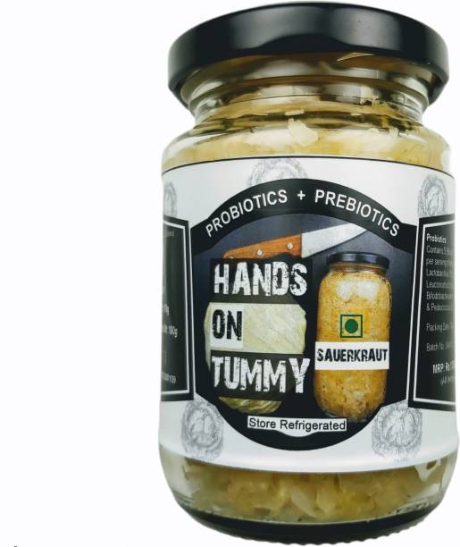 Hands on Tummy Sauerkraut Cabbage Pickle