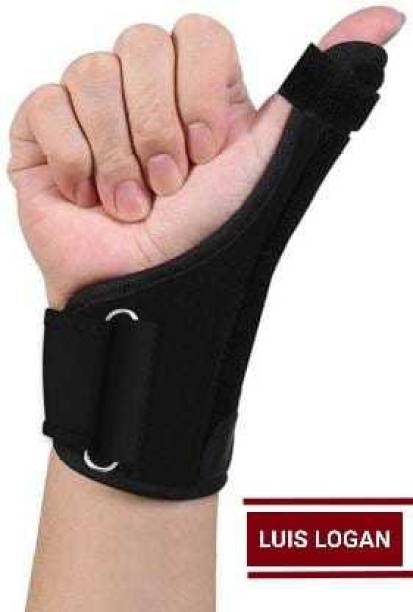 LUIS LOGAN ORTHOPEDIC Thumb Brace Spica Splint Support - Neoprene Reversible (BLACK,FREE) Thumb Support