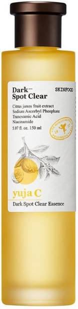 Skinfood Yuja C Dark Spot Clear Essence For Men's and Women's : Clear And Bright Complexion Skin 150 Tanning Liquid