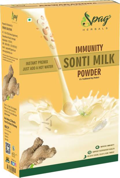 Spag Herbals Immunity Booster Dry Ginger Milk Powder (Dry Ginger, Sunth, Sonti, Sonth)