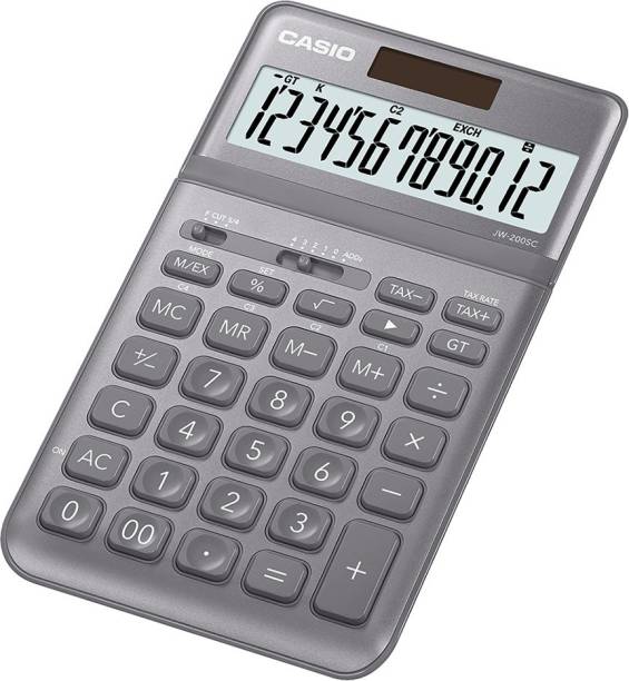 CASIO JW-200SC-GY Desktop - Std Basic  Calculator