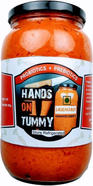 Hands on Tummy Sauerkraut - Fermented Carrots Carrot Pickle