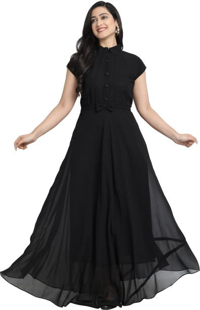 black colour ki frock suit