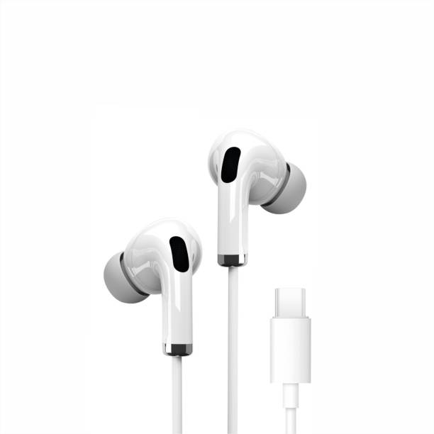 Number Wired Type C Earphones with Mic for All Type C port Device Wired Headset