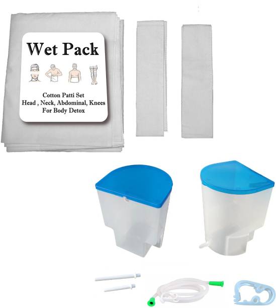 Widely Pure Wet pack Cotton Patti and Enema 2000ml Cotton Patti Pack