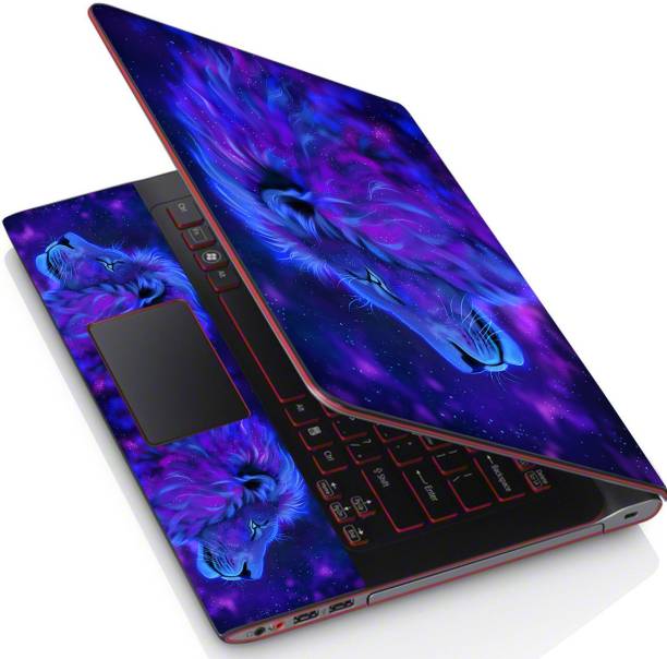 POINT ART HQ Laptop Skin Full Panel Decal Sticker Vinyl Fits Size Bubble Free – 3D Lion Vinyl Laptop Decal 15.6