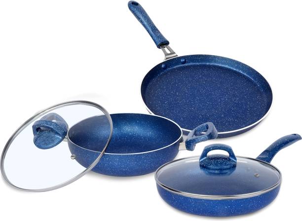 Ethical GRANITO Series Induction Bottom 4 pcs Cookware Set/Festive Pack Induction Bottom Cookware Set