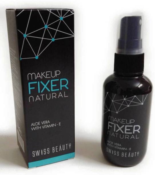 SWISS BEAUTY Long lasting Natural Makeup Fixer with Aloevera amd Vitamin E Primer  - 70 ml