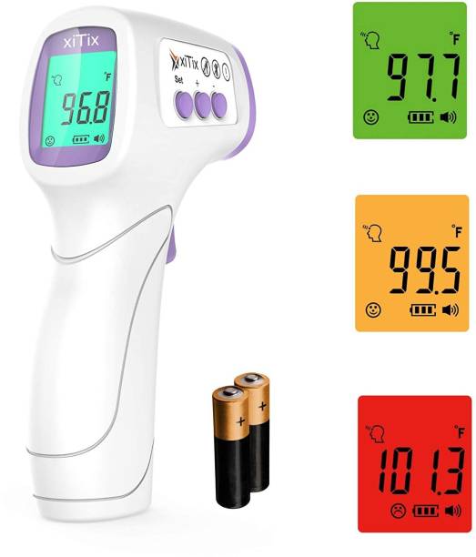 xiTix Infrared Thermometer - Digital Thermometer Forehead - No Contact Forehead Thermometer - Fever Temperature Machine for Accurate Reading - No Touch Thermometer for Adults and Kids EP520 Thermometer