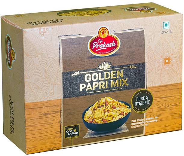 Sifi Prakash Pure & Healthy Golden Papdi Mixture 300gm | Mixture | Evening Tea Time Snacks | Healthy | Crispy | Besan Namkeen | Ready to eat | Occassion | Snacks