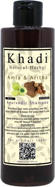 khadi natural herbal Amla & Aritha Shampoo, 200ml