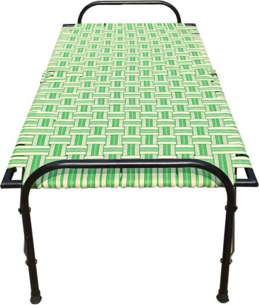 Nikota Enterprises Niwar Folding Bed/Cot for Sleeping Metal Frame Multipurpose 2.5ftX5ft Metal Single Bed