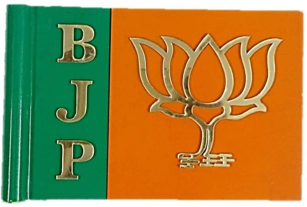 Dropit BJP Car window flag Rectangle Car Window Flag Flag