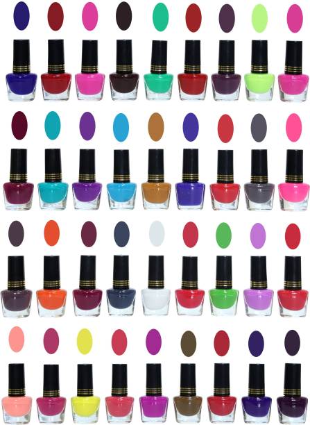 ONGLES Nail Paints (Pack of 36 ) Multi Colure