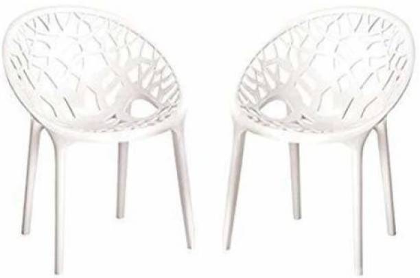 Nilkamal CRYSTAL-PP-WHITE-02 Plastic Outdoor Chair