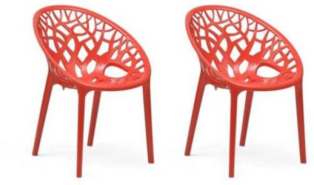 Nilkamal CRYSTAL-PP-RED-02 Plastic Outdoor Chair
