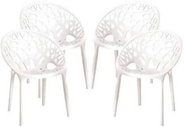 Nilkamal CRYSTAL-PP-WHITE-04 Plastic Outdoor Chair