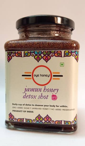 Oye Jamun Honey Detox Shot 500 Grams Glass Jar (Pack of 1)