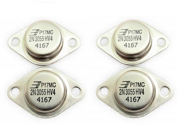 Zigshash 2N3055 Transistor Pack of 4 pcs NPN Transistor