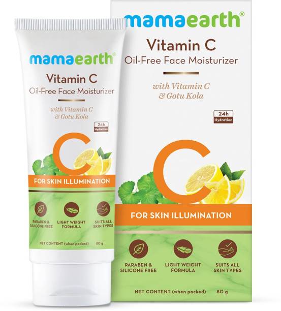 MamaEarth Vitamin C Oil-Free Moisturizer For Face with Vitamin C & Gotu Kola for Skin Illumination