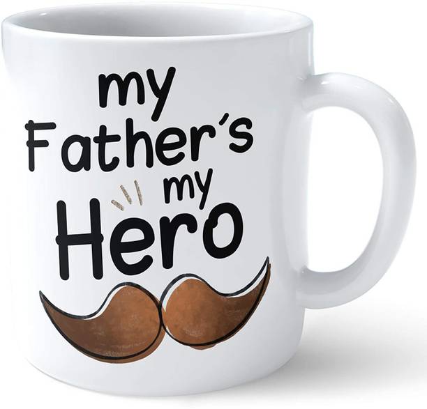 THE SD STORE Best Papa Printed Ceramic Coffee Best Gift for Birthday Anniversary | Fathers Day GIFT FOR PAPA,|DAD I LOVE YOU COFFEE MUG 330ML Ceramic Coffee Mug