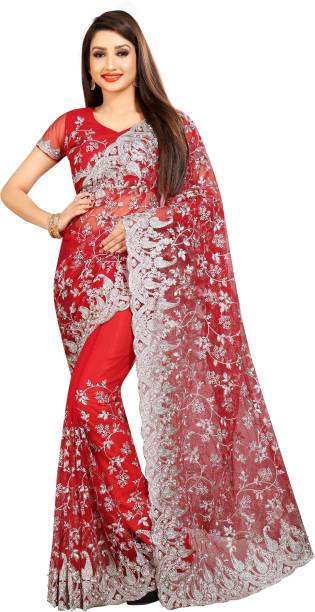 Printed Bollywood Net Saree Price in India
