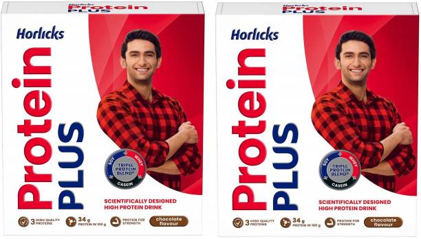HORLICKS Protein Plus Chocolate Flavour 200 gm Pack of 2