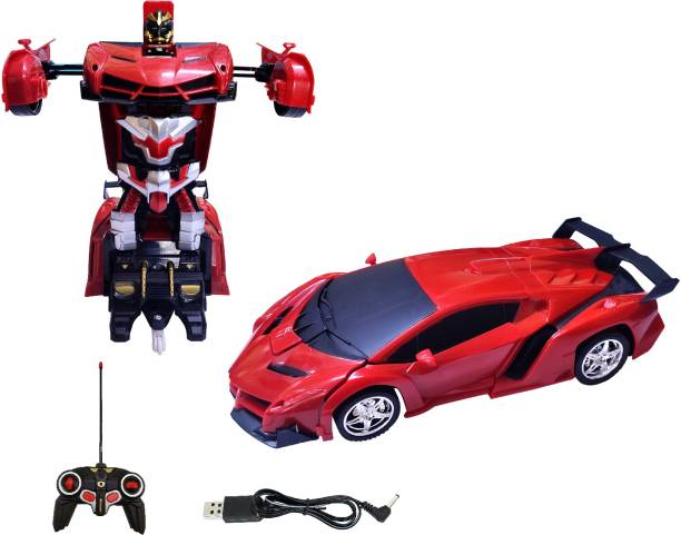 Miss & Chief Remote Control Car Transformer Robot car for Kids 3 to 6 Years