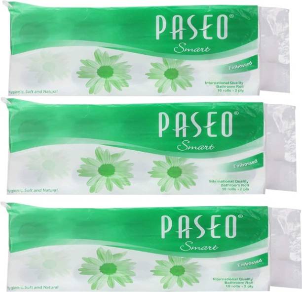 Paseo TOILET PAPER ROLLS FOR BATHROOM PACK OF 3 Toilet ...