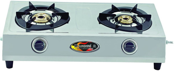 sunshine trendo 3 burner toughened glass gas stove