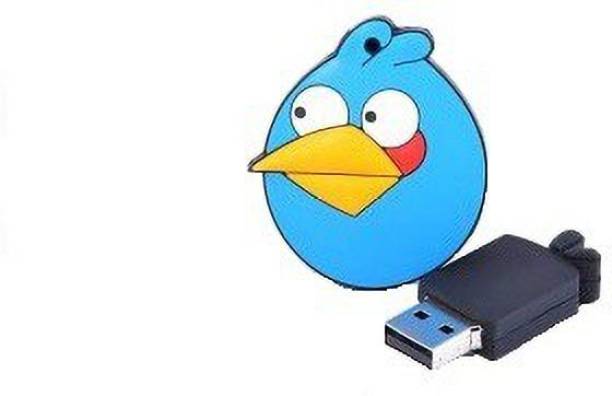 microware 16GB New Fancy Designer Cartoon Bird Shape Pendrive 16 GB Pen Drive